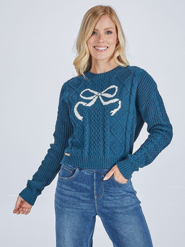 Simply Southern Elena Bow Sweater