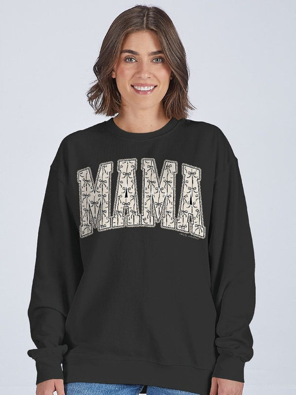 Simply Southern Mama Crew Neck Sweatshirt