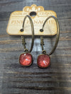 Austrian Square Crystal Hoop Earrings