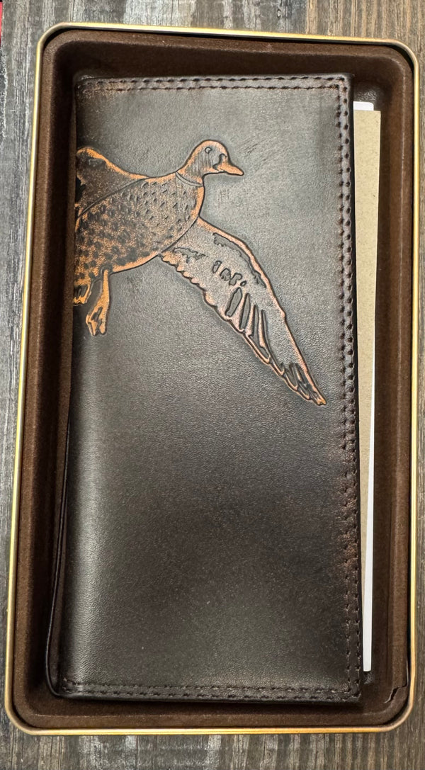 Zep-Pro Burnished Roper Leather Long Wallet