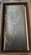 Zep-Pro Burnished Roper Leather Long Wallet