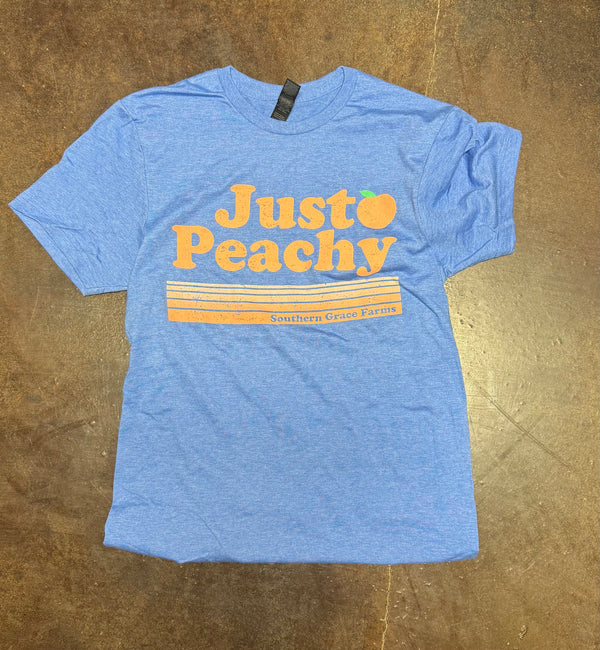 YOUTH Southern Grace Farms’ Just Peachy Retro Shirt