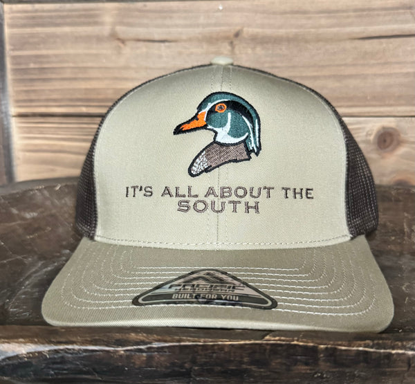 It’s All About The South Wood Duck Hat Khaki/Brown