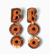 Halloween Statement Seed Bead Earrings