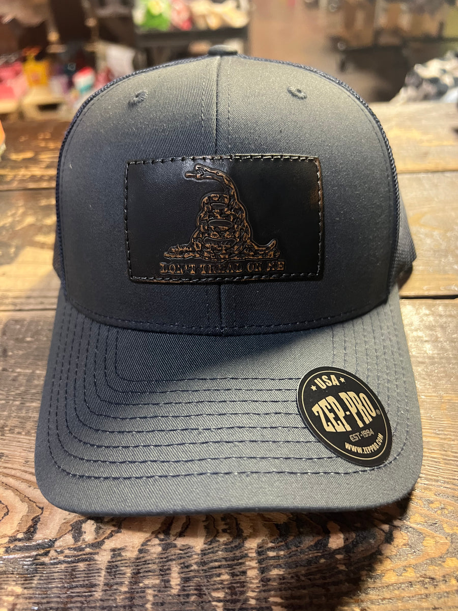 Zep-Pro Burnished Leather Gadsden Patch Hat | Southern Grace Farms