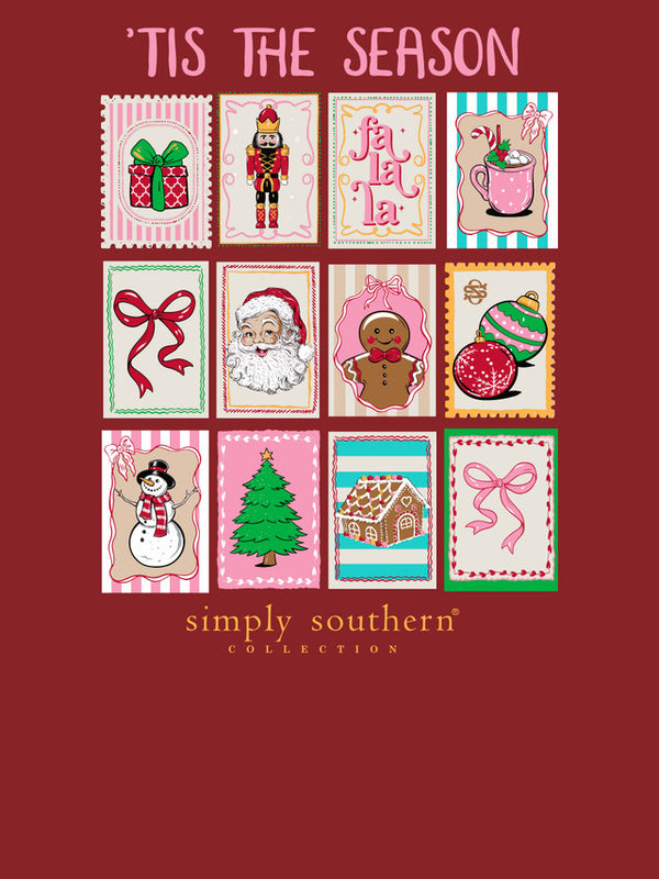 Simply Southern Christmas Stamp Long Sleeve