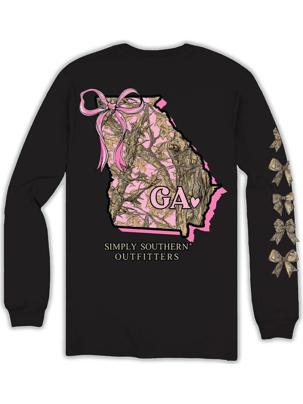 Simply Southern Camo Georgia Long Sleeve Shirt