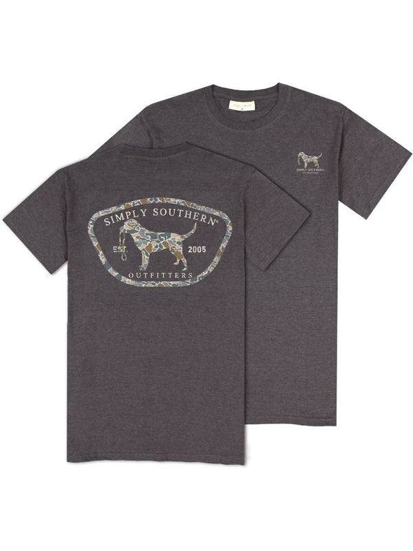 Simply Southern Camo Dog Short Sleeve Shirt