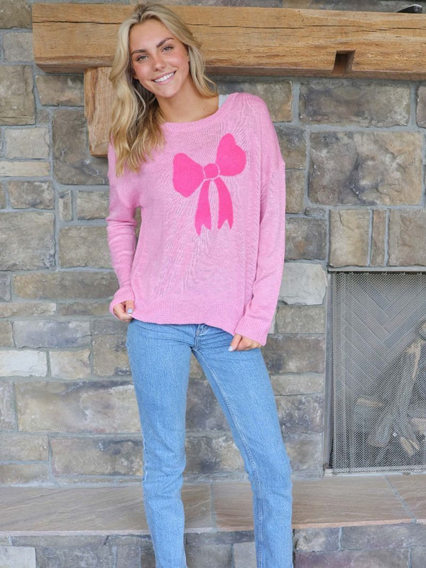 Simply Southern Bow Sweater