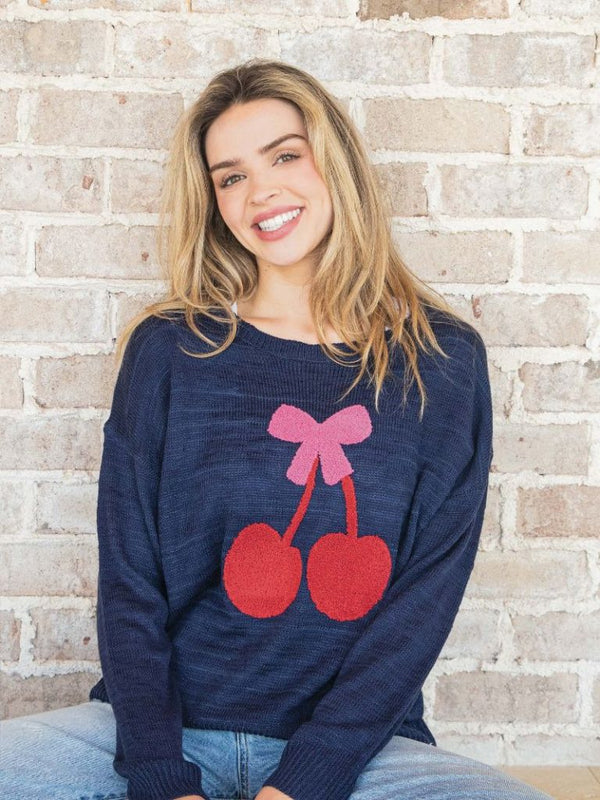 Simply Southern Cherry Sweater