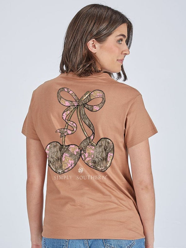 Simply Southern Camo Cherry Short Sleeve