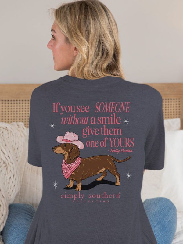 Simply Southern Smile Dachshund Shirt