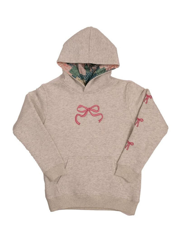 YOUTH Simply Southern Bow Pullover Hoodie