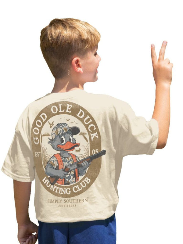 YOUTH Simply Southern Ole Duck Short Sleeve Shirt