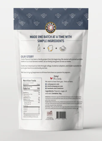 Cork’s Buffalo Ranch Popcorn (Gluten Free)