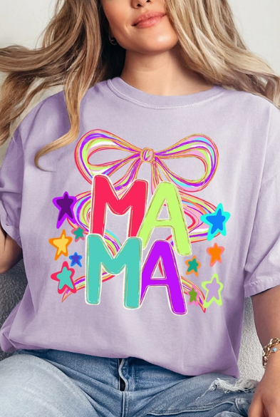 Mama Doodle Stars Comfort Colors Shirt
