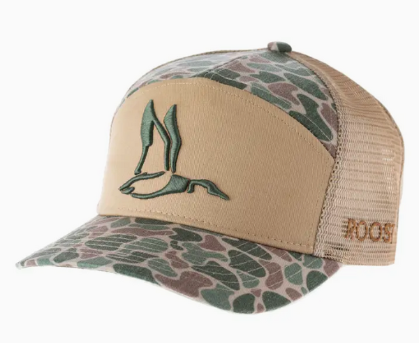 Roost 7 Panel 3D Puff Duck Logo Hat