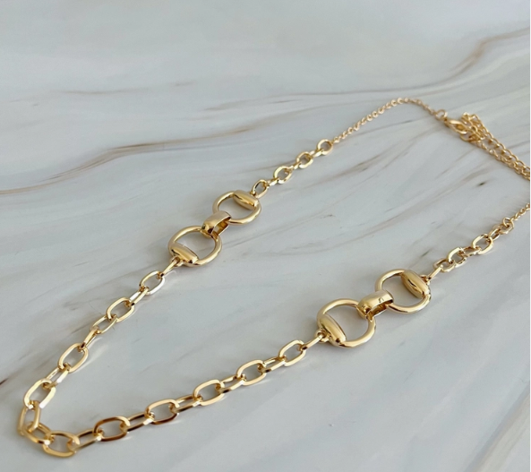 Equestrian Chain Necklace