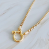 Luxe Pendant Box Chain Necklace