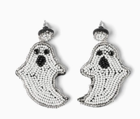 Halloween Statement Seed Bead Earrings