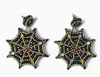 Halloween Statement Seed Bead Earrings