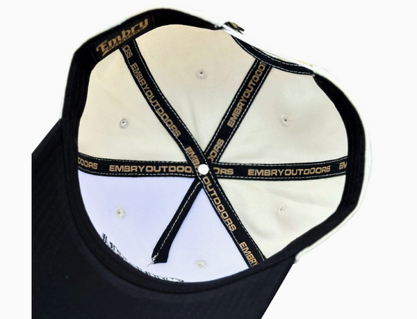 Embry Outdoors Sprig Duck Trucker Hat (Cream/Black)