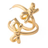 Michelle McDowell Luxe Bow Gold Hoops