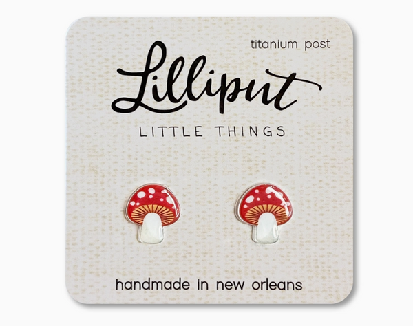 Lilliput Acrylic Stud Earrings