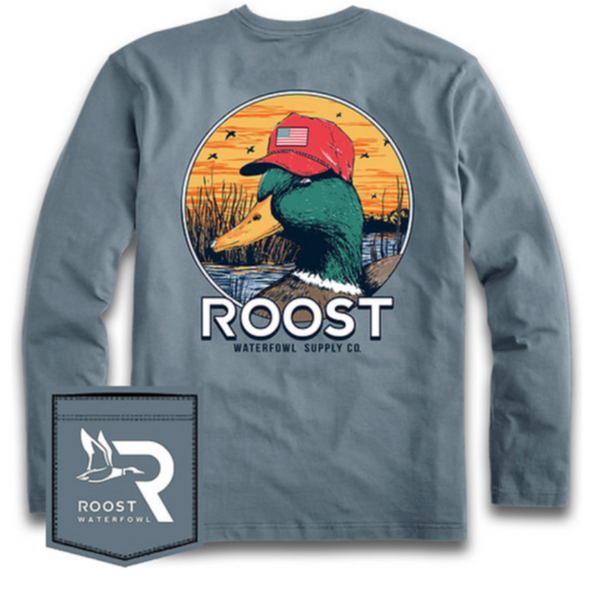 Roost Duck with Hat Long Sleeve Shirt