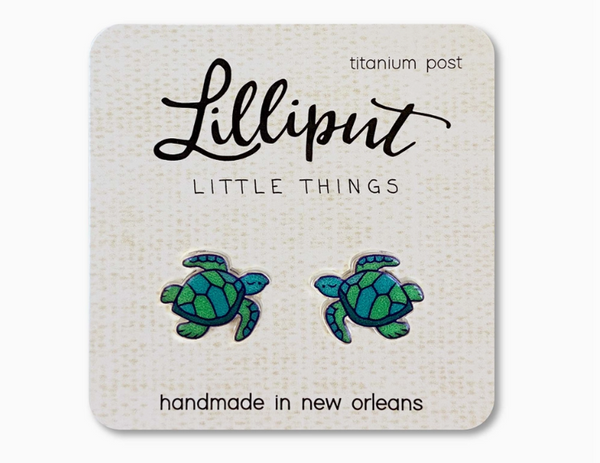 Lilliput Acrylic Stud Earrings