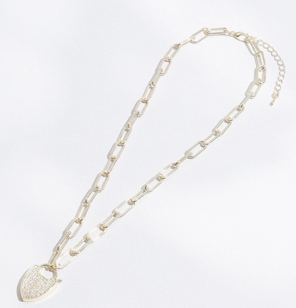 14K Gold Plated Shield Necklace
