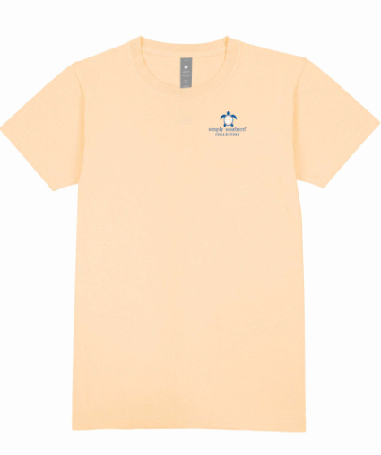 Simply Southern Yellow Turtle with Bow Tracker Shirt