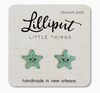 Lilliput Acrylic Stud Earrings