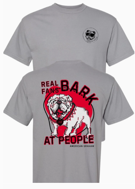 Georgia Bulldogs UGA Real Fans Bark at People