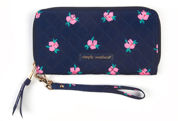  Daisy Rose Women's Zip-Around Wallet & Phone Clutch
