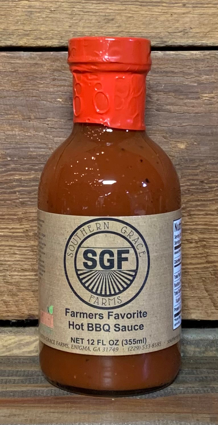 Farmer's Favorite Hot BBQ Sauce | Southern Grace Farms