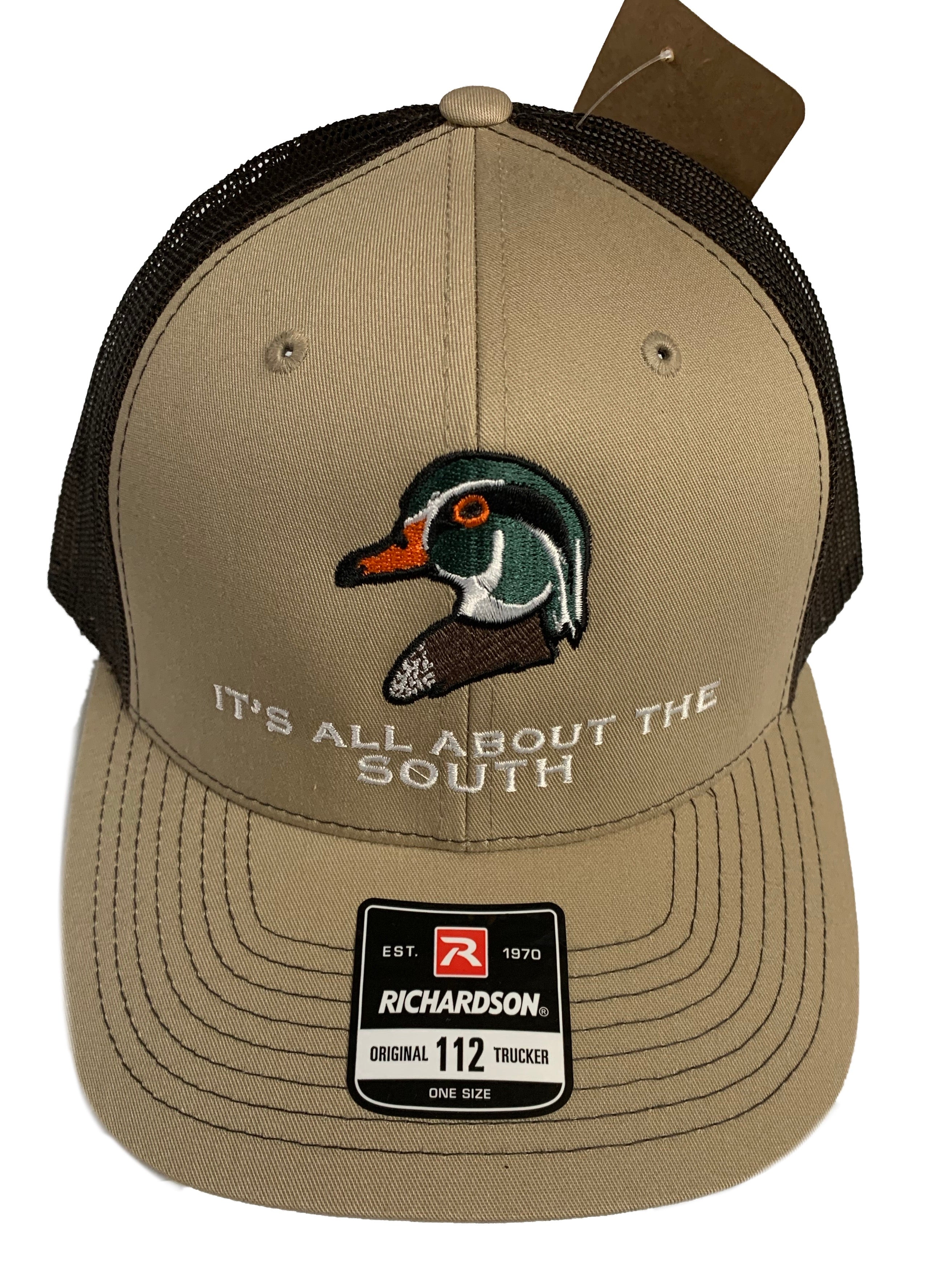 It's All About The South Wood Duck Hat Khaki/Brown