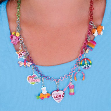malticolour Alloy Rainbow charm necklace chain at Rs 70/piece in