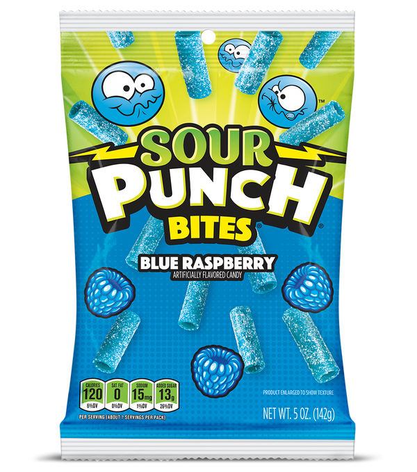 Sour Punch Blue Raspberry Bites | Southern Grace Farms Sour Punch Blue Raspberry Bites | Southern Grace Farms